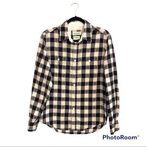 BARQUE Gingham Long Sleeve Button Down Shirt Men’s Size Medium